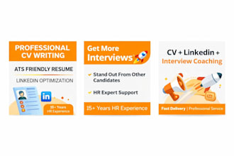 write a professional ats friendly CV and resume
