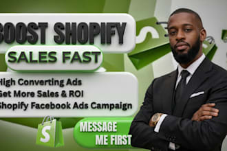 boost shopify sales with facebook ads tiktok ads  marketing