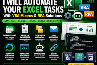 create vba macros and rpa bots