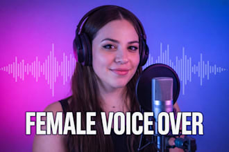 become your english sfw and nsfw female voice over