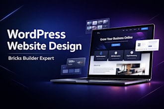 design redesign wordpress website using brick builder