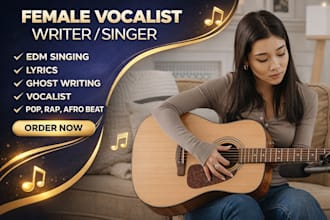 be vocalist female singer lyrics writer, germany singer, edm singer beat maker