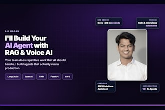build your ai agent with rag and voice ai