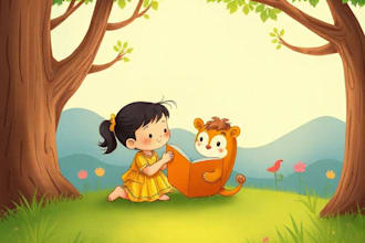 children book illustration and children book illustration