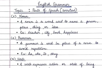 provide manual writing services for academic notes and personalized letters