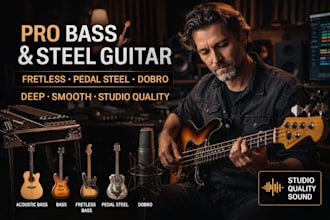 record hollow body bass 6 string bass reese bass sub bass slap bass pick bass