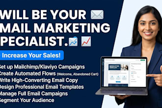 set up email marketing automation and klaviyo campaigns