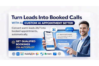 be an ai appointment setter to book calls and convert leads