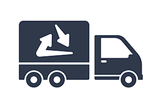 create a modern transport, logistics and truck logo