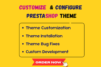 customize and configure your prestashop theme professionally