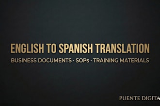 translate business documents from english to spanish