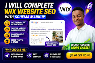 design a professional, responsive and SEO optimized wix website
