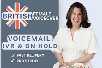 record your british professional female phone greeting