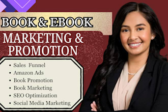 do book ebook marketing,kindle promotion and amazon ads to boost your book sales