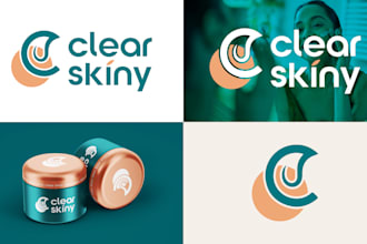design luxury logo and branding for skincare, clothing, fashion, jewelry brands