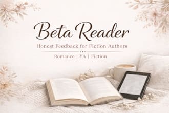 be your beta reader and provide honest feedback on your story