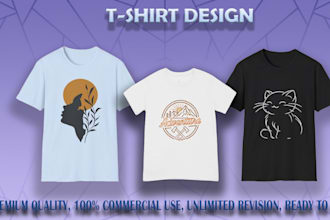 design simple and modern t shirt