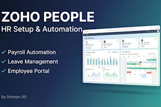 setup zoho people HR management with payroll and employee automation