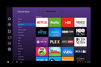 provide iptv, ott, streamig app development for mobile devices, roku TV and tvos