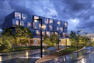 modify day to dusk in 3 hours, virtual twilight for your property exterior photo