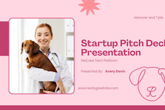 build pet care pitch deck pet tech startup deck animal care technology deck
