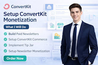 setup convertkit paid newsletter convertkit monetization convertkit commerce