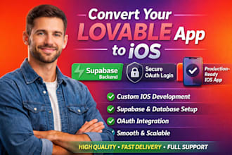 convert lovable to ios app mobile app development supabase backend oauth