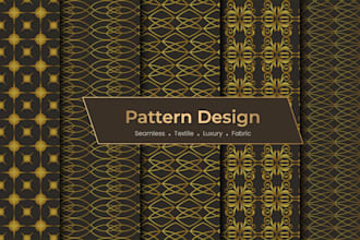 make a seamless pattern design, abstract pattern fabric, undefined pattern