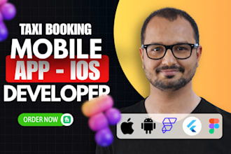build taxi booking app with driver rider and admin panel