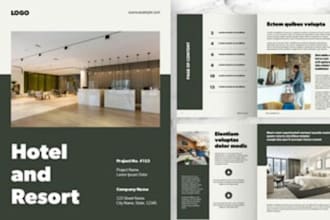 design professional airbnb listing brochure flyer for hosts and property manager