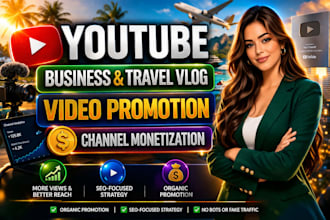 do youtube video promotion business, spanish travel vlog, channel monetization