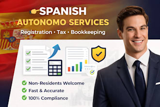 spanish autonomo registration, non resident income tax, freelance bookkeeping