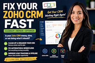 zoho CRM zoho commerce cleanup setup automation ecommerce lead tracking issues