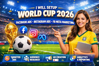 setup world cup 2026 facebook ads campaign instagram ads fb meta marketing