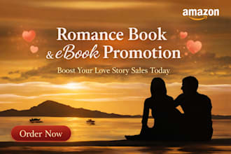 do amazon book promotion, romance book kindle and ebook marketing