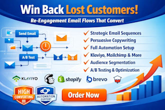 design re engagement klaviyo brevo moosend email flow winback email automation