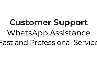customer support and whatsapp message management