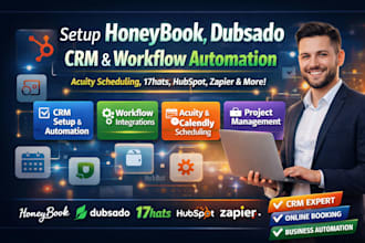 setup dubsado attio honeybook crm practice better 17hats acuity scheduling