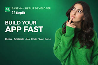 develop base44 apps, fix bugs, and integrate replit