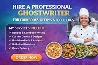 design your cookbook, recipe book, food recipe, recipes