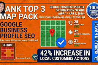 rank your business in google map pack and local SEO