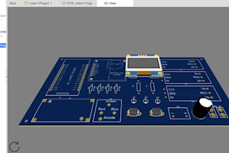 circuit and pcb design in easyeda for embedded systems