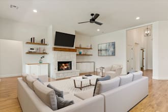 interior virtually stage, exterior virtual twilight, home room digital staging