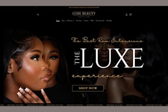 hair website hair extension website hair extension shopify store beauty website