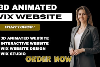 3d animated wix website interactive wix studio 3d wix animated website