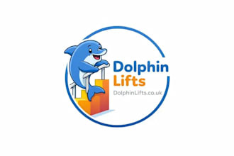 design a stunning, custom dolphin logo with modern flair