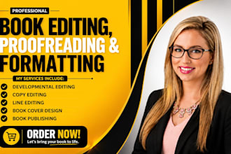 developmental book edit proofread novel memoir format nonfiction children book