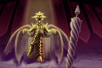 create professional splash art