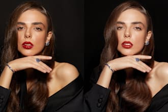 provide high end portrait retouching