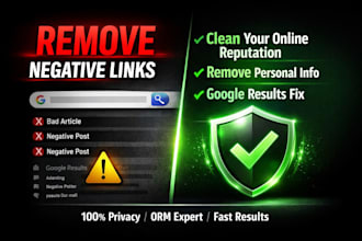 remove personal information and do online reputation management